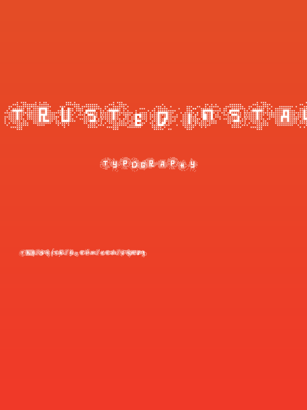 TrustedInstaller Fontrast Regular Poster