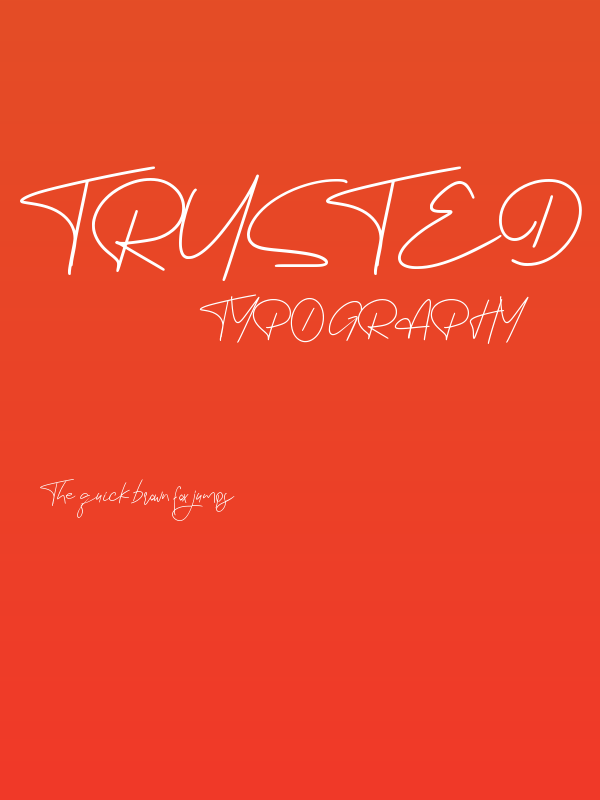 Trusted Poster