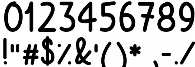 Try Happiness Demo Font OTHER CHARS