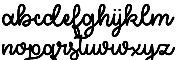 Try Happiness Demo Font LOWERCASE
