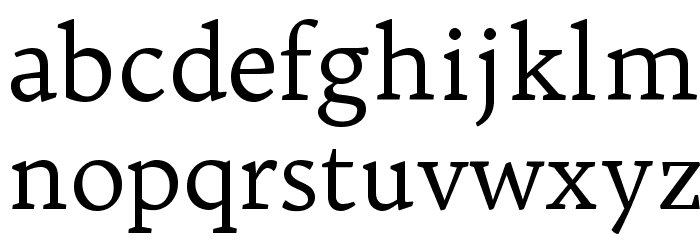Trykker Regular Font LOWERCASE