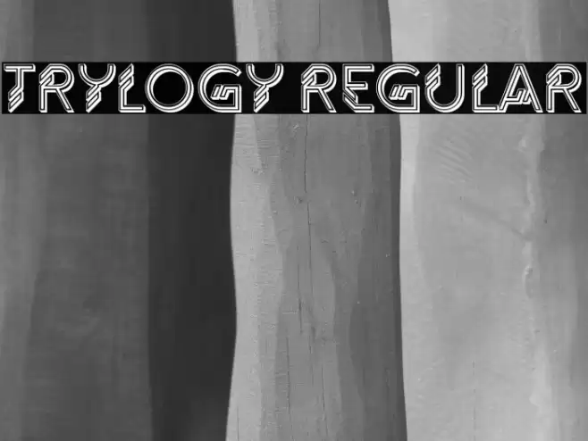 Trylogy Regular Font examples
