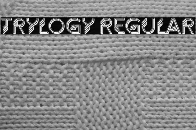 Trylogy Regular Font examples