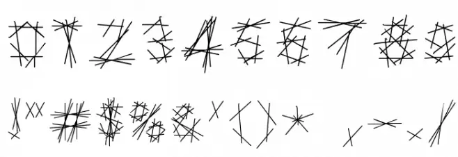 Tryptic Font OTHER CHARS