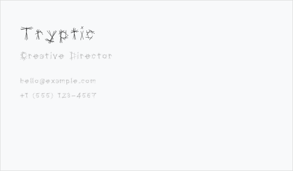 Tryptic Business Card