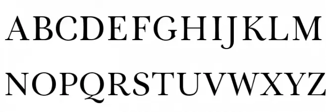 Tryst-Regular Schriftart Groß