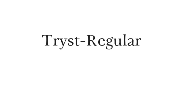 Tryst-Regular Logo