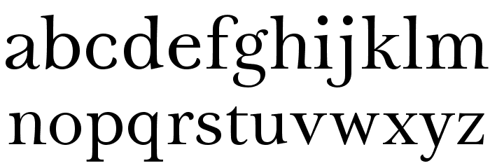 Tryst-Regular Font LOWERCASE