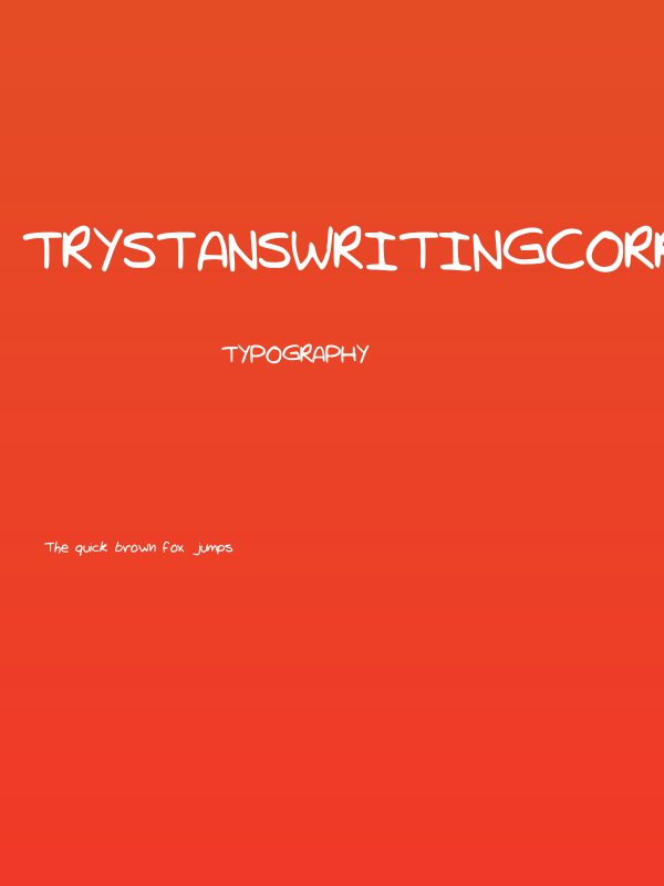 TrystansWritingCorrected Poster