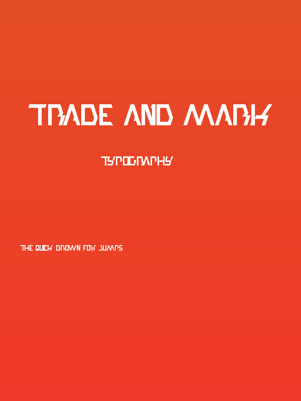 trade and mark Poster