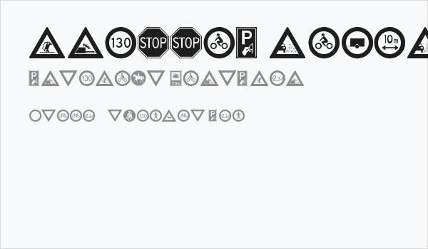 traffic signs tfb Business Card