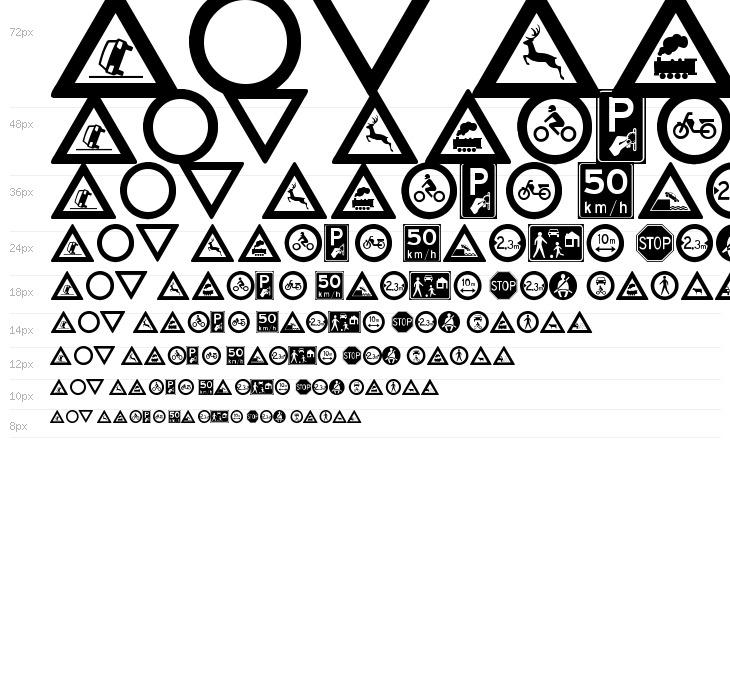 traffic signs tfb Waterfall