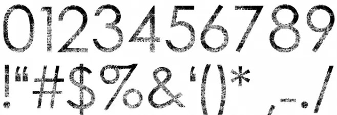 tramlib Font OTHER CHARS