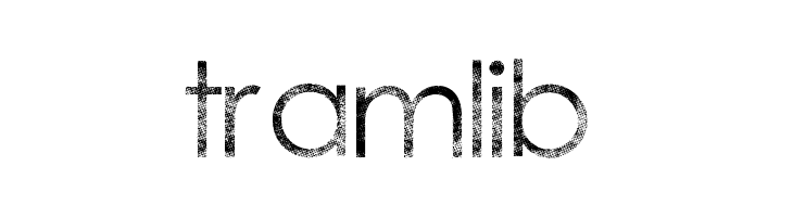 tramlib  フリーフォントのダウンロード