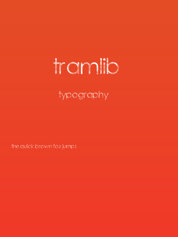 tramlib Poster