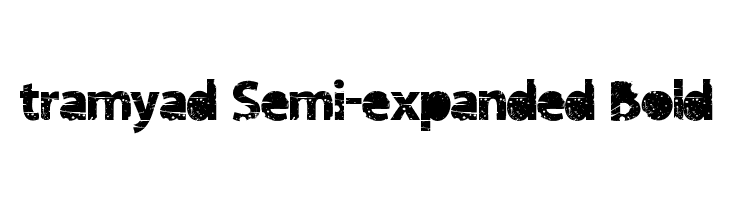 tramyad Semi-expanded Bold  Descarca Fonturi Gratis