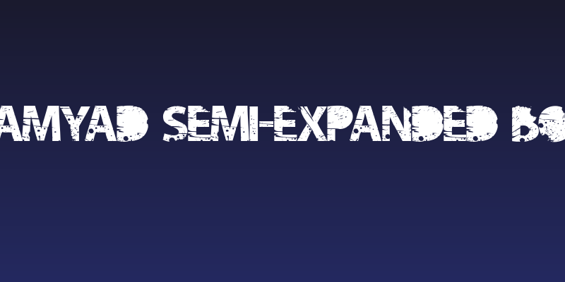 tramyad Semi-expanded Bold Social Header