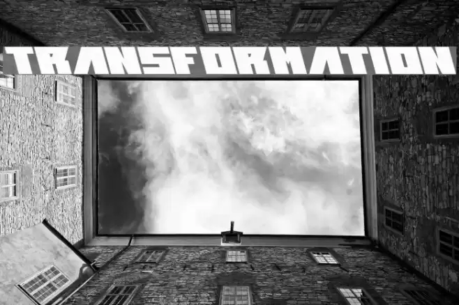 transformation Font examples