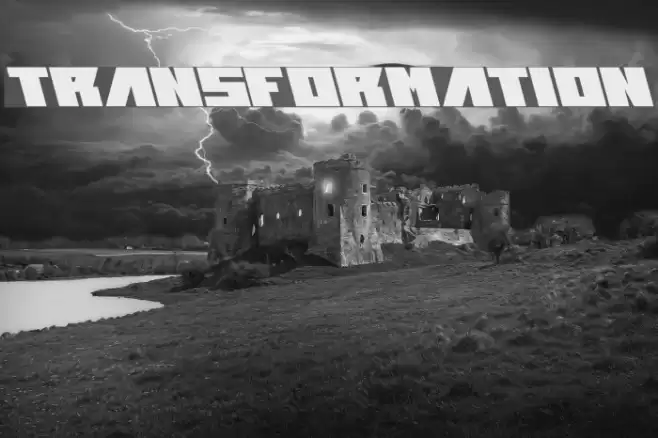 transformation Font examples