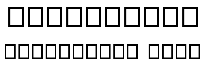 transient1 Font OTHER CHARS