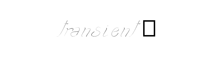 transient1  Descarca Fonturi Gratis