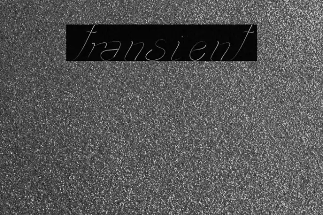 transient1 Font examples