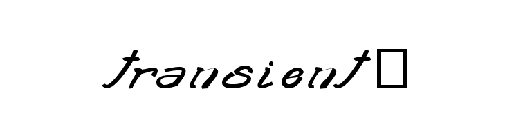 transient2  Frei Schriftart Herunterladen