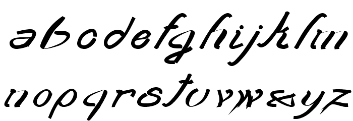 transient2 Font LOWERCASE