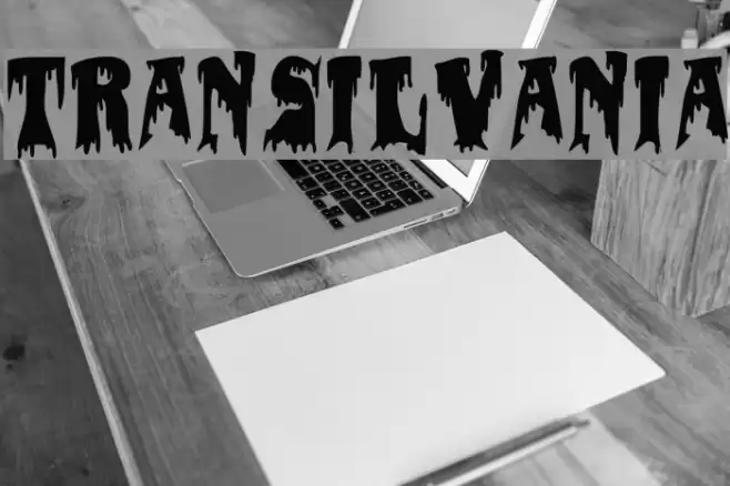 transilvania Font examples
