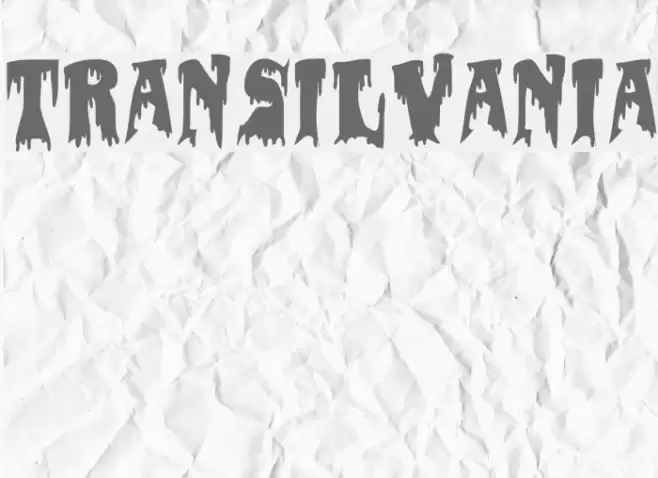 transilvania Font examples