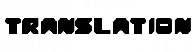 translation  Free Fonts Download