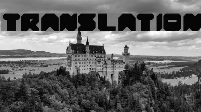 translation Font examples