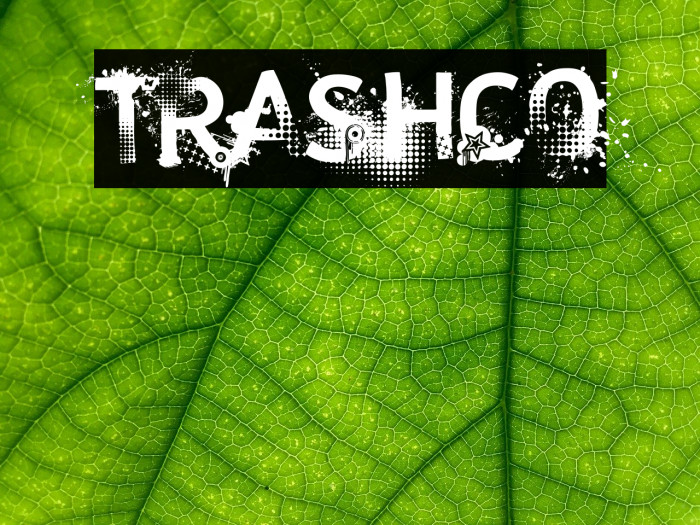 trashco Font examples