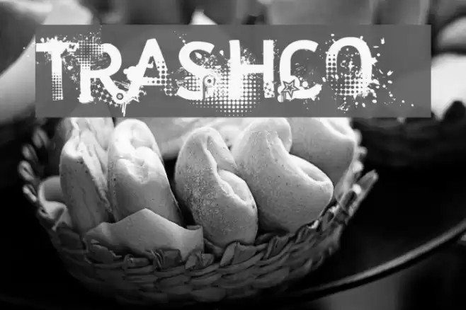 trashco Font examples