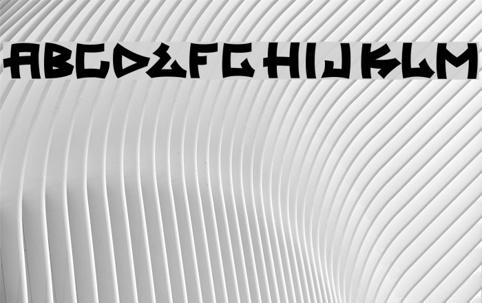 trasher 2 Font examples