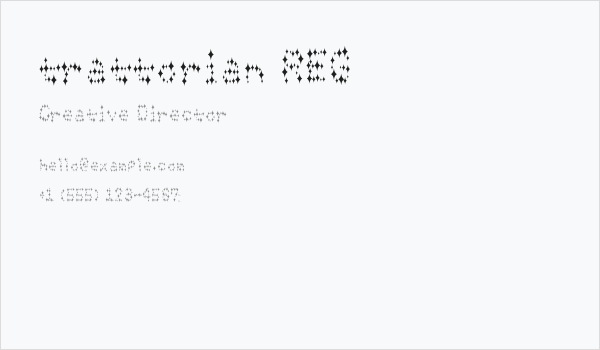 trattorian REG Business Card