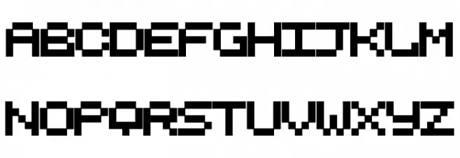 trdnt  Bold Font UPPERCASE