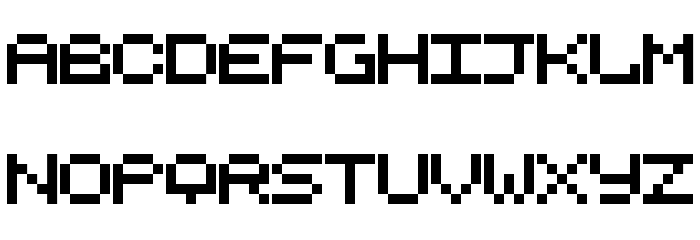 trdnt bmap Font LOWERCASE