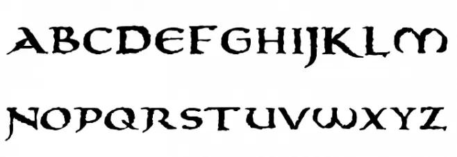 treasurehunt Caratteri MINUSCOLO