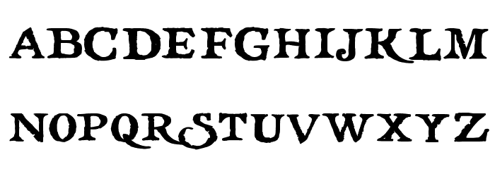 treasuremap Font LOWERCASE