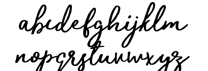trendsetter-Regular Font LOWERCASE