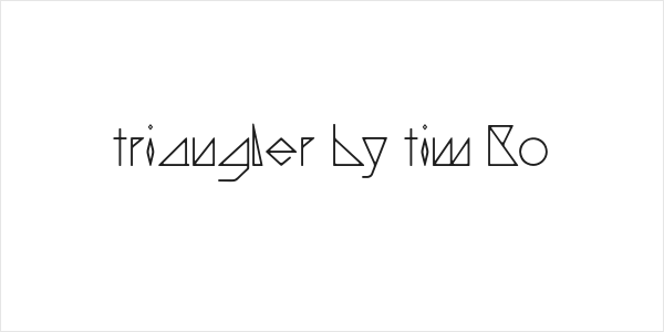 triangler by tim ko Logo