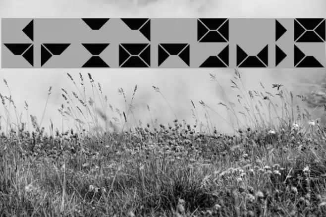 triangule Font examples