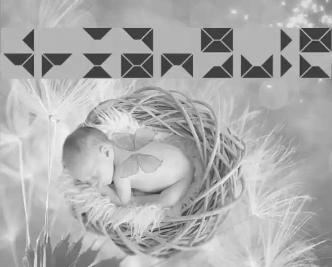 triangule Font examples