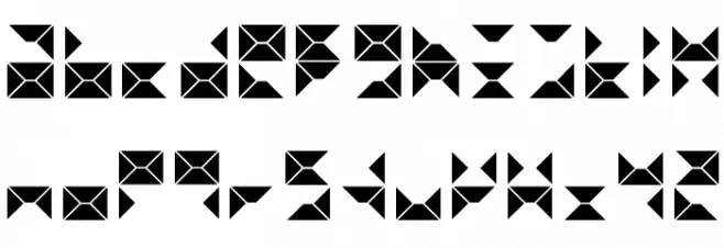 triangule Caratteri MINUSCOLO