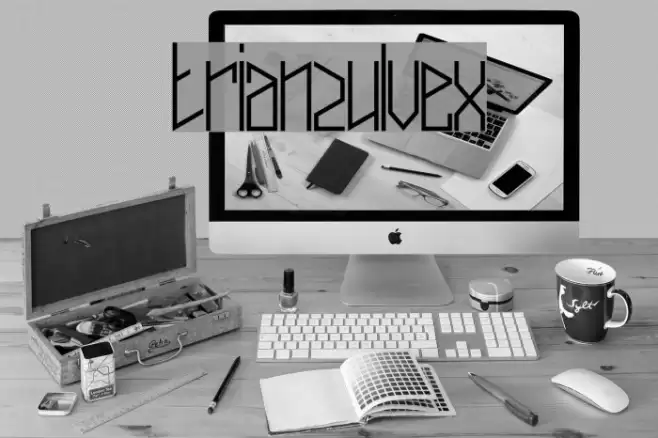 trianzulvex Font examples