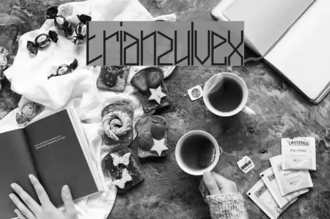 trianzulvex Font examples