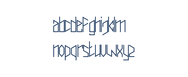 trianzulvex Lowercase