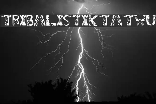 tribalistiktatwu Font examples