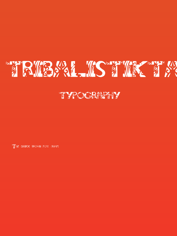tribalistiktatwu Poster